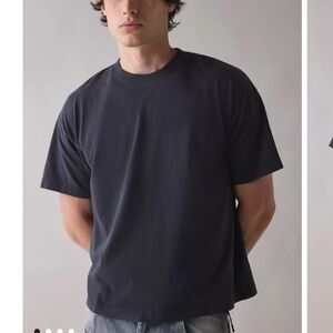 Standard Cloth Men's Gray Jump Shot Premium Heavyweight Cotton Tee Shirt Sz sp